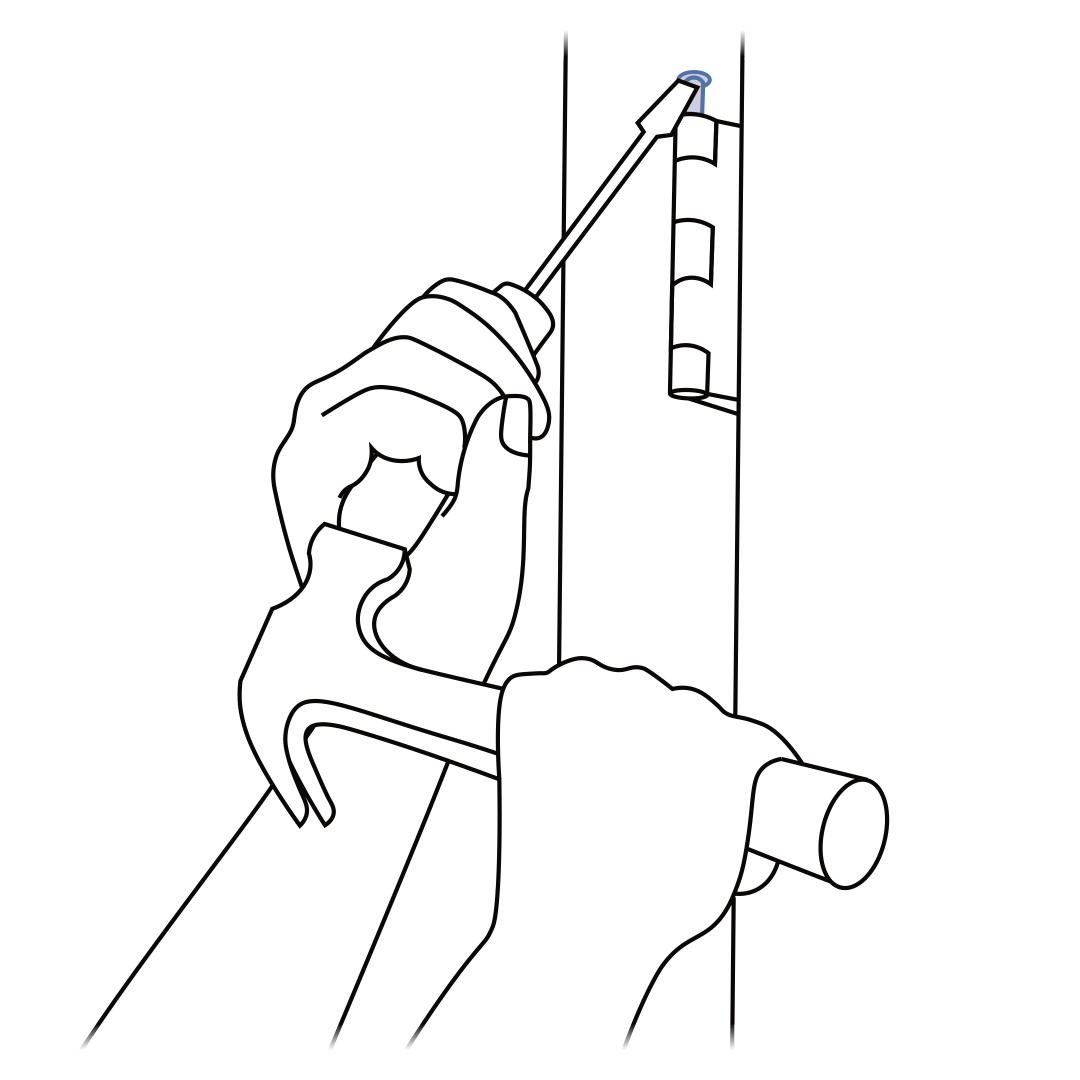 Remove pins