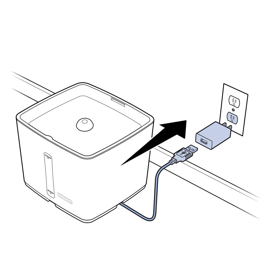 Connect Cord And Plug Into Outlet