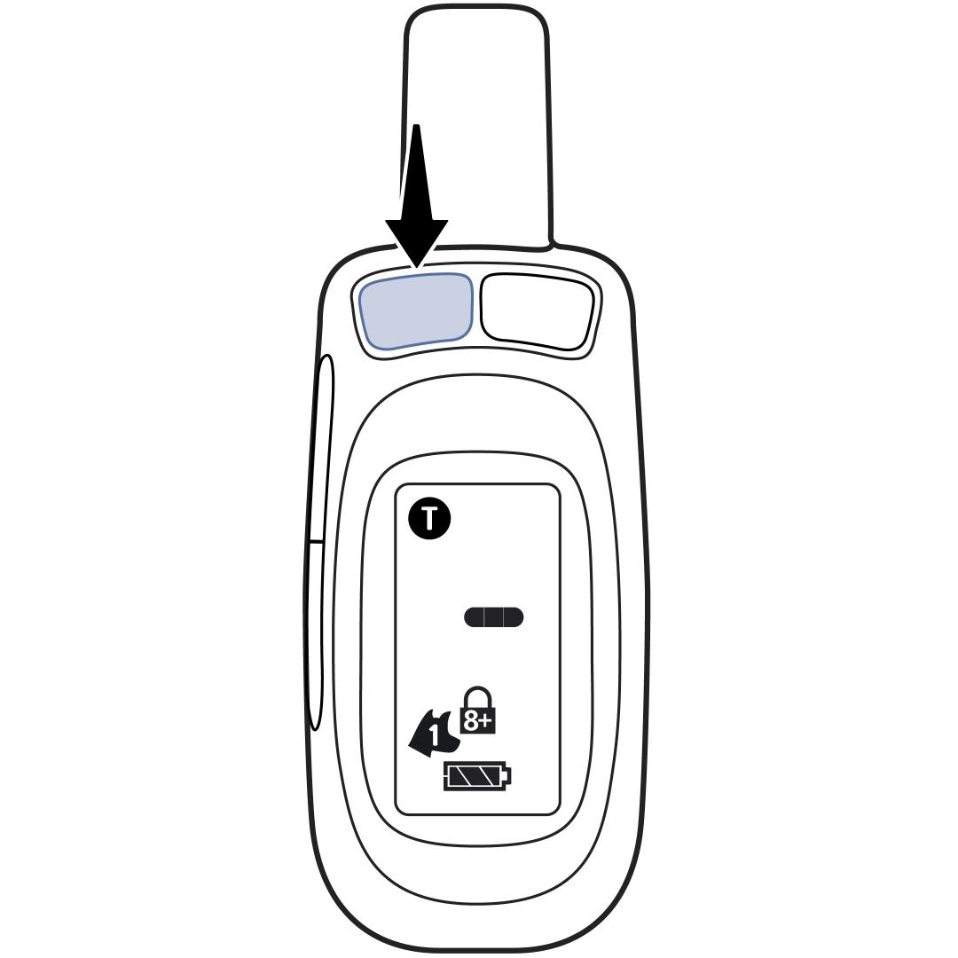 Hold upper left button, dog 1