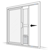 Slide Door And Assembled Pet Door