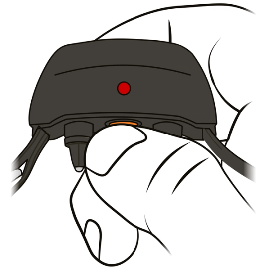 SD-ProHunter-2525_Press Collar Power Button Red Light