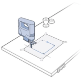 Cut Square Shape With Jigsaw