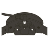 Plug charger into charging cradle