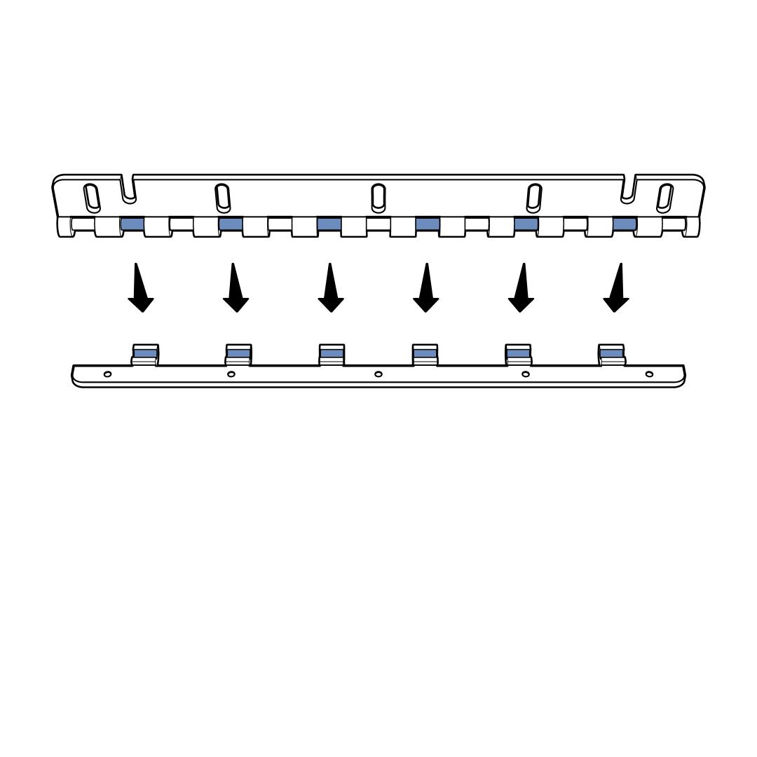 Attach Top Hinge To Back Hinge