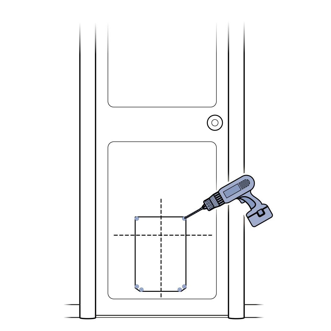 Drill pilot holes