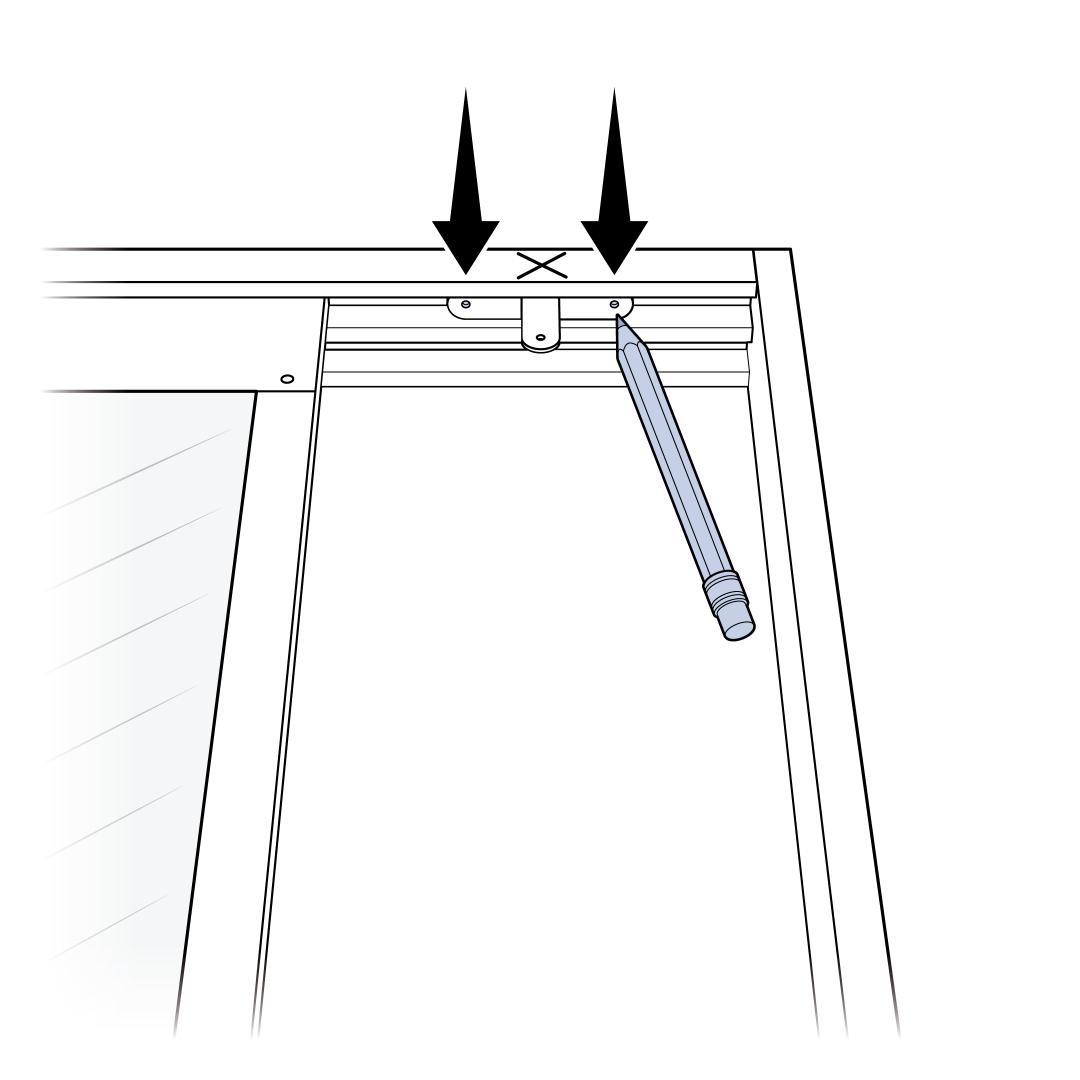 Position T Bracket And Marked Holes