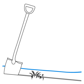 Dig trench