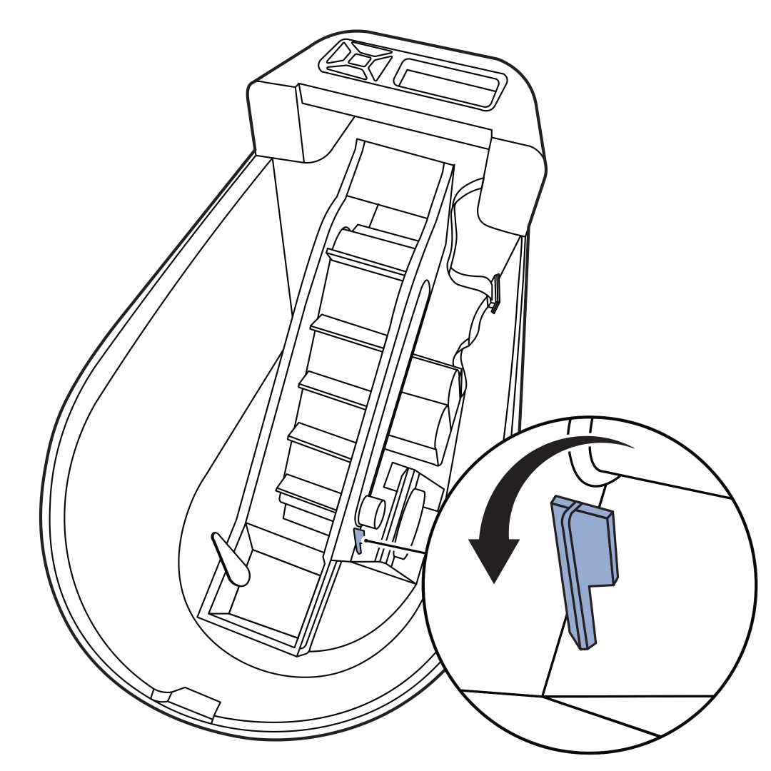 Use Red Latch to Remove Conveyor