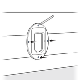 Place Exterior Assembled Frame On Wall and Mark Holes
