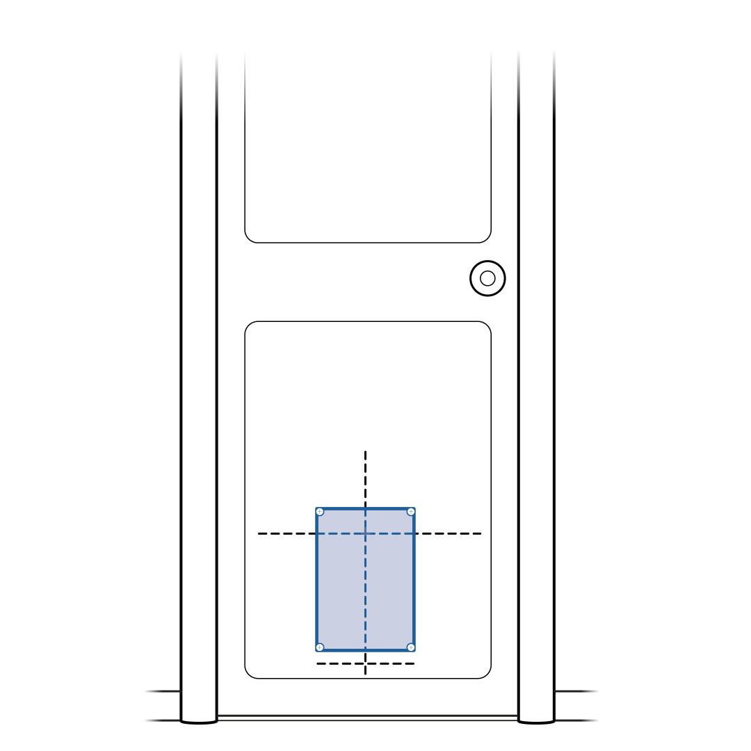Position cutting template