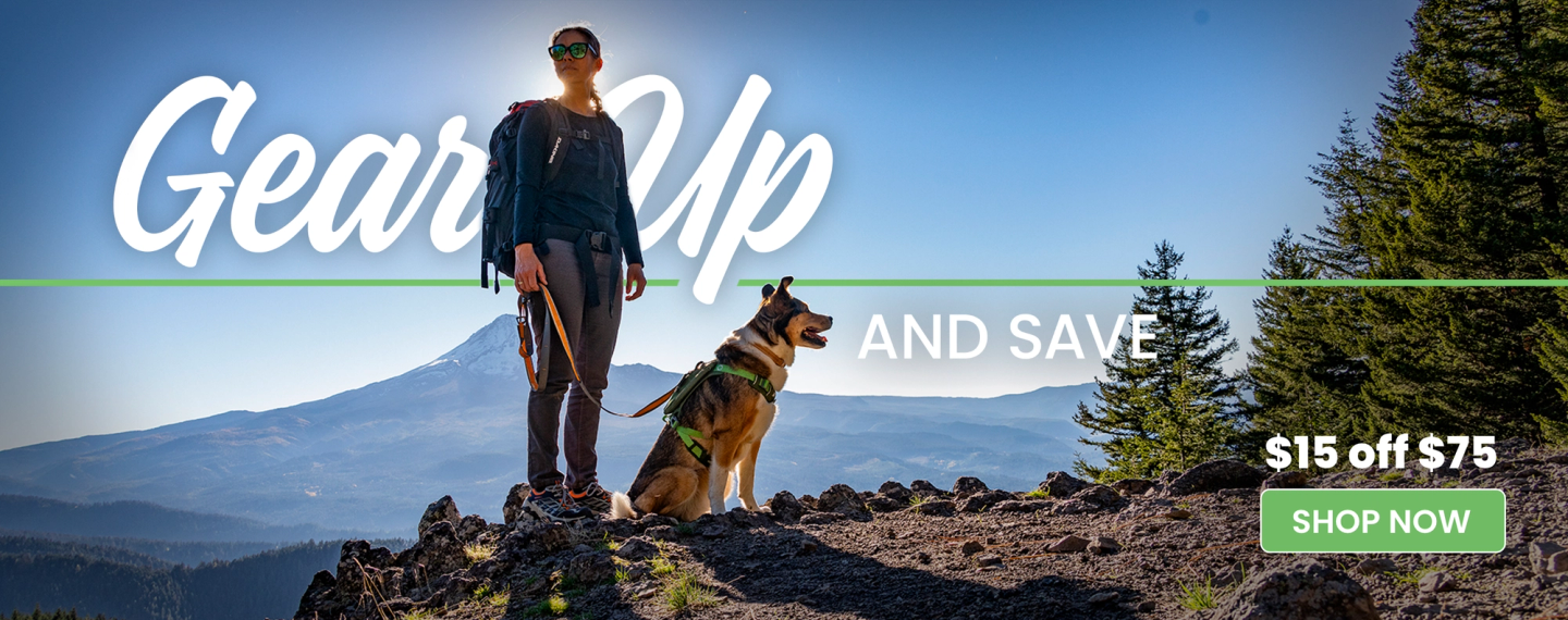 Gear up and save $15 off $75