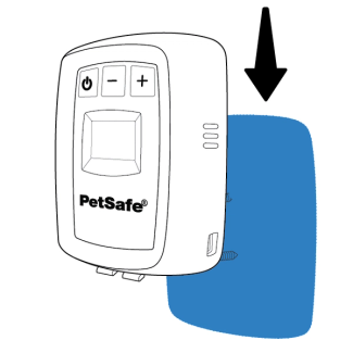 Slide the base unit onto both screws to secure it to the wall
