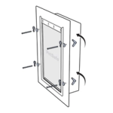 Set Up Interior Frame With Toggle Bolts
