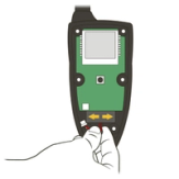 Wiggle battery out of TX