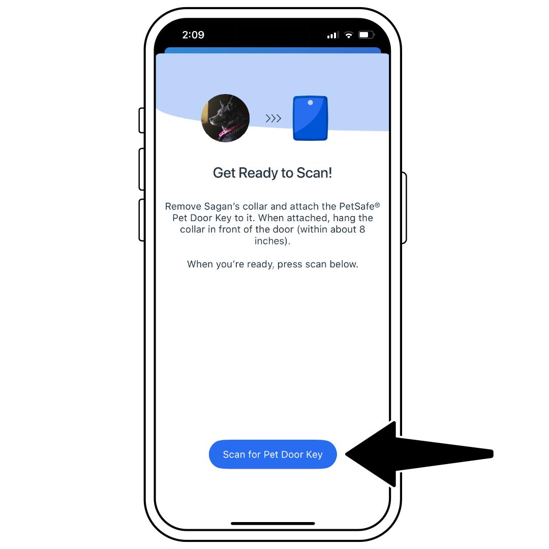 Scan for Pet Door Key