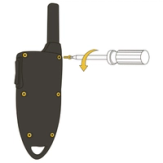 Remove 6 screws from back of TX