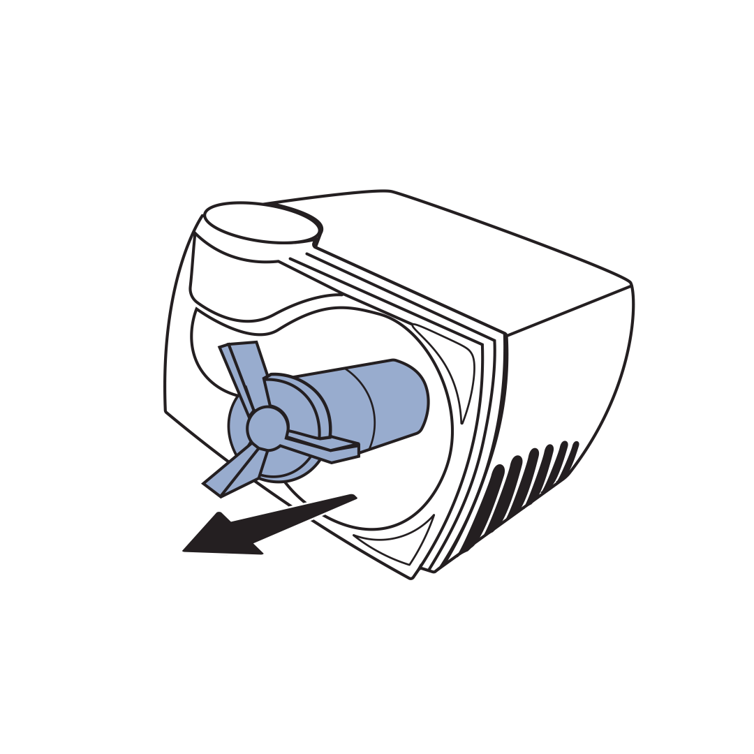 Remove impeller