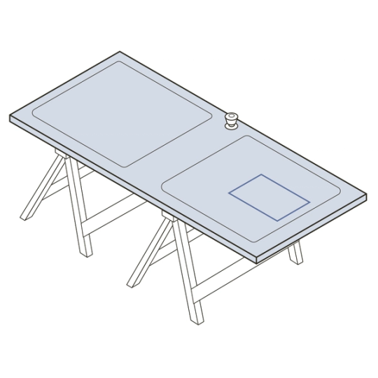 Remove door for cutting