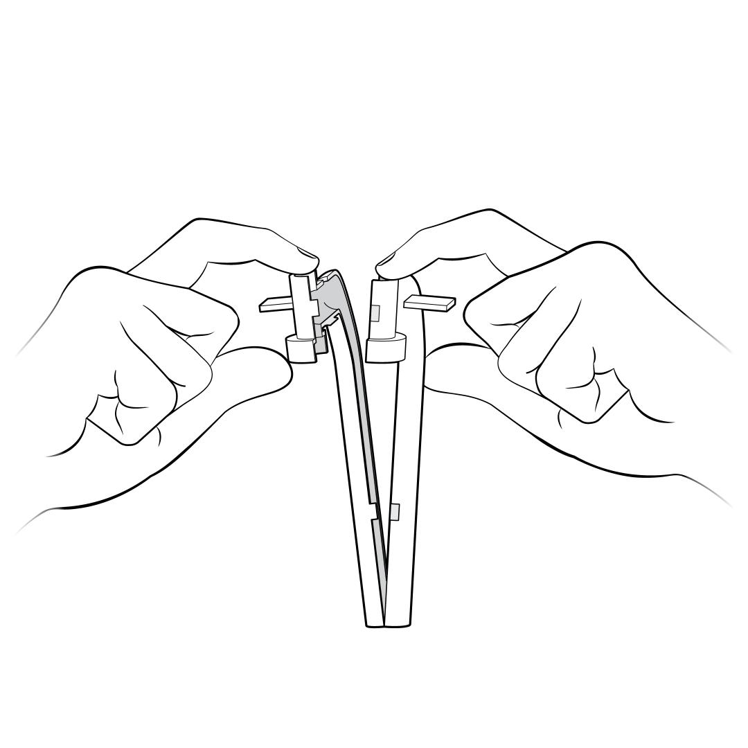 Pry Open The Connector Tube