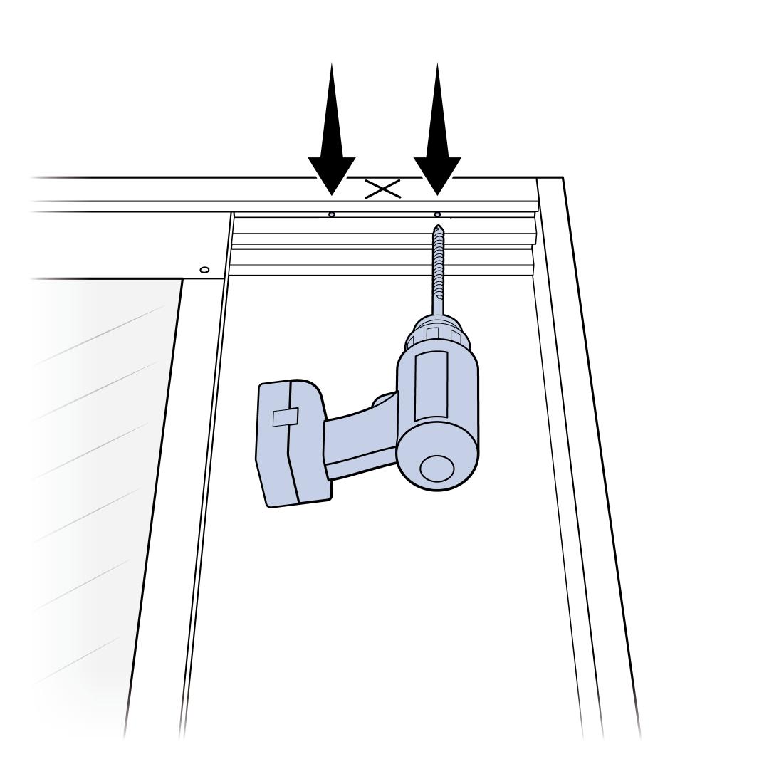 Drill Mark Holes From T Bracket