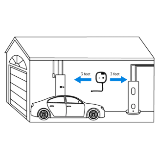 Keep the base unit at least 3 feet from large metal objects