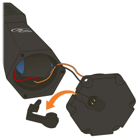 SD-ProHunter-2525_Remove Mud Flap From Remote Base Cover