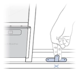 Secure T Brackets To Assembled Pet Door