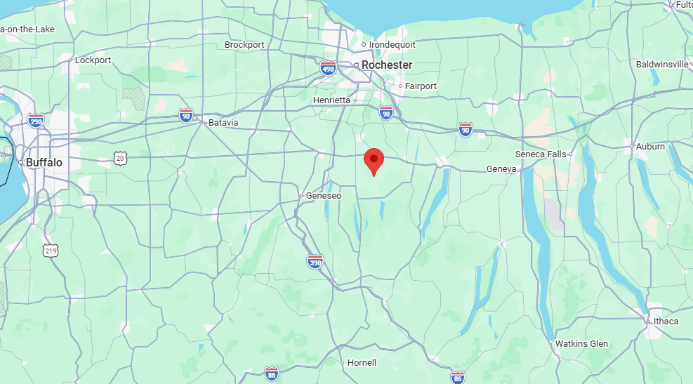 Map Pin Drop of the Invisible Fence Location