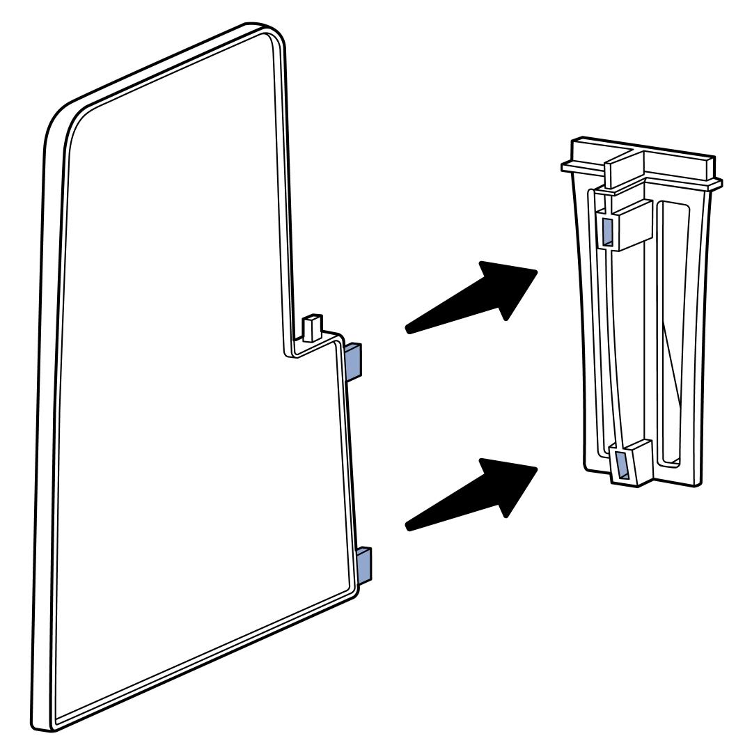 Attach Privacy Panel to Stand