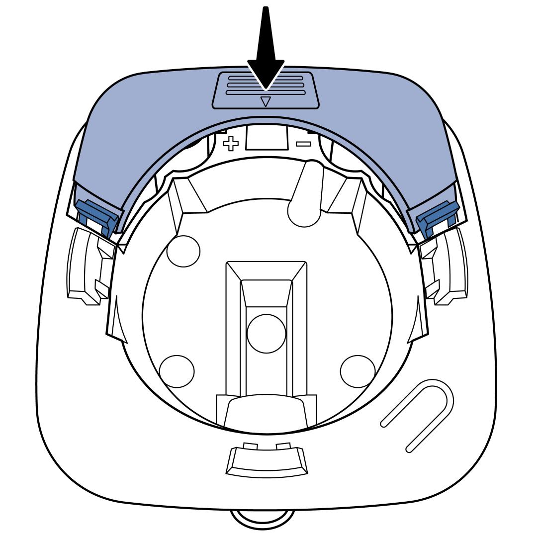 Replace battery cover