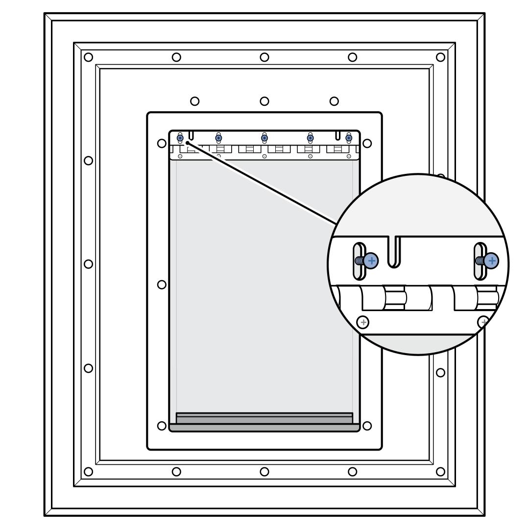 Loosen Screws On Hinge