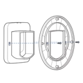 Slide Adaptor Through Interior Tunnel And Screw In