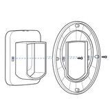 Slide Adaptor Through Interior Tunnel And Screw In