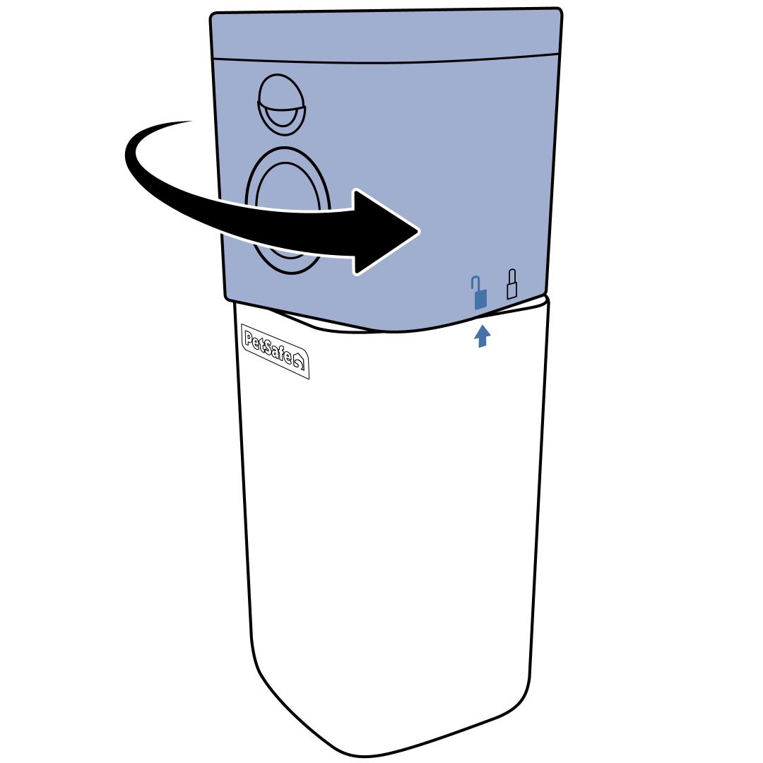 Remove lid from base