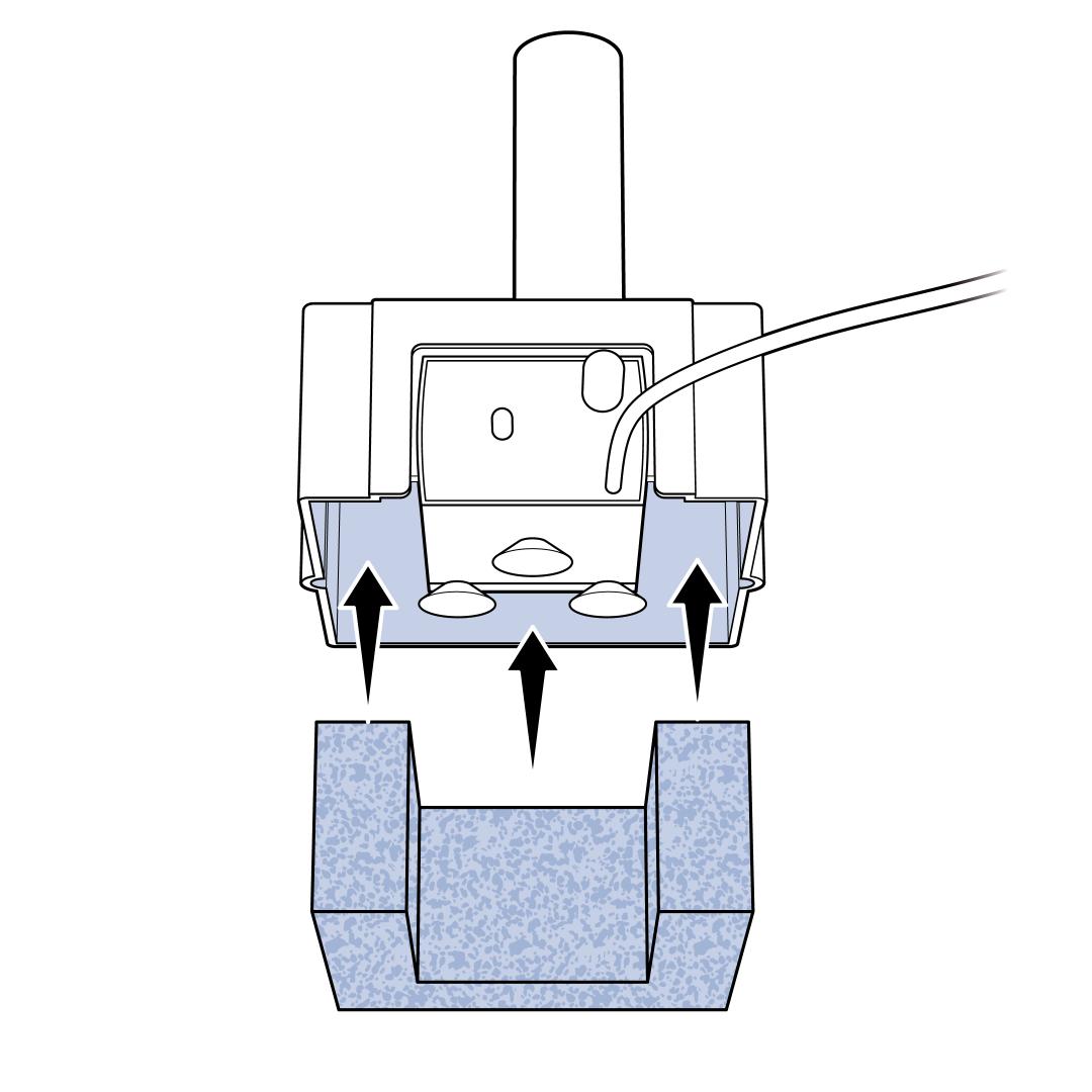 Insert Foam Filter Into Housing Assembly