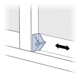 Lock Assembly On Stationary Door
