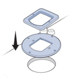 Slide Exterior Frame And Adaptor Into Cut Out