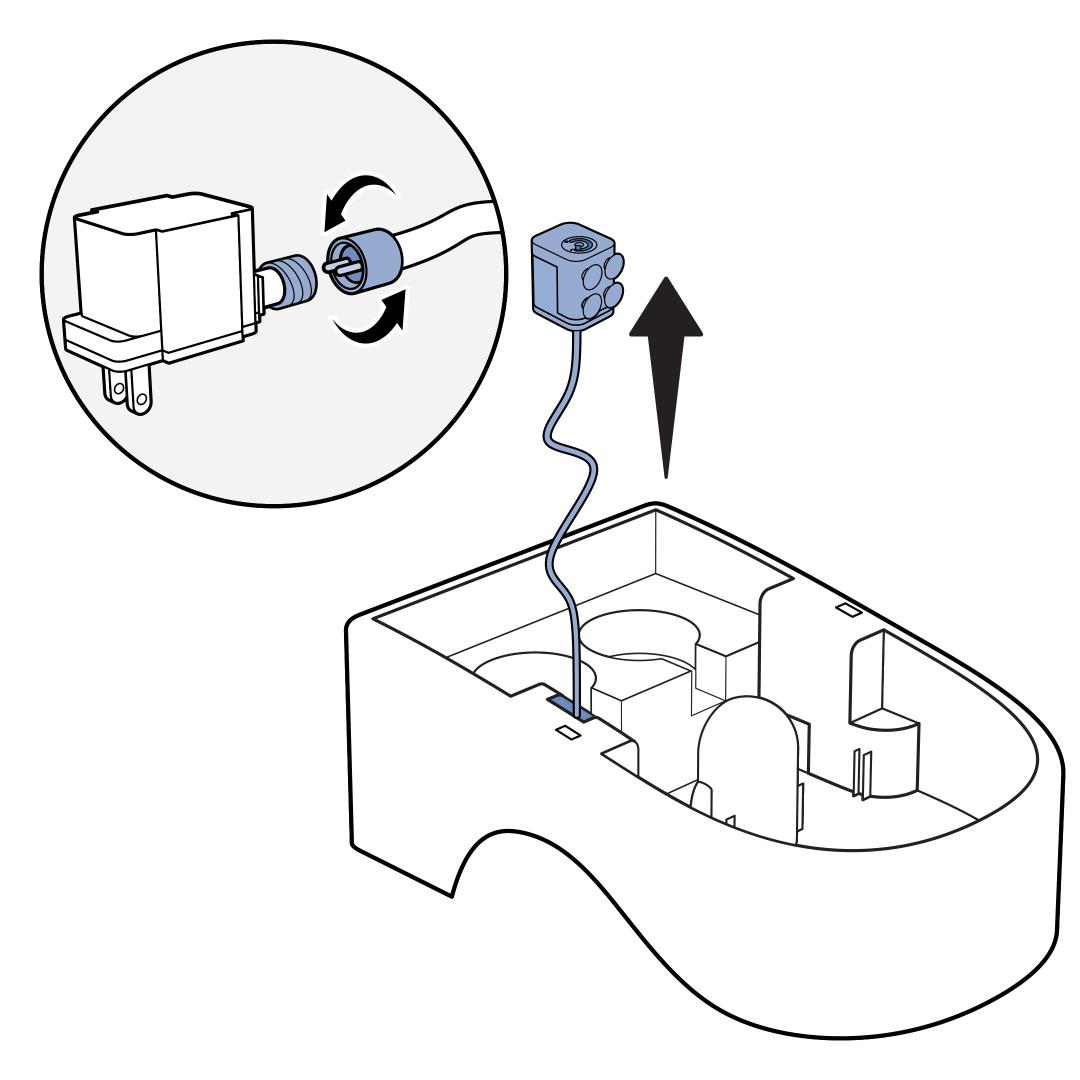 Unscrew Pump And Remove From Bowl