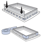 Snap Core Covers Into Frame