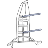 Mark screw holes for mounting bracket