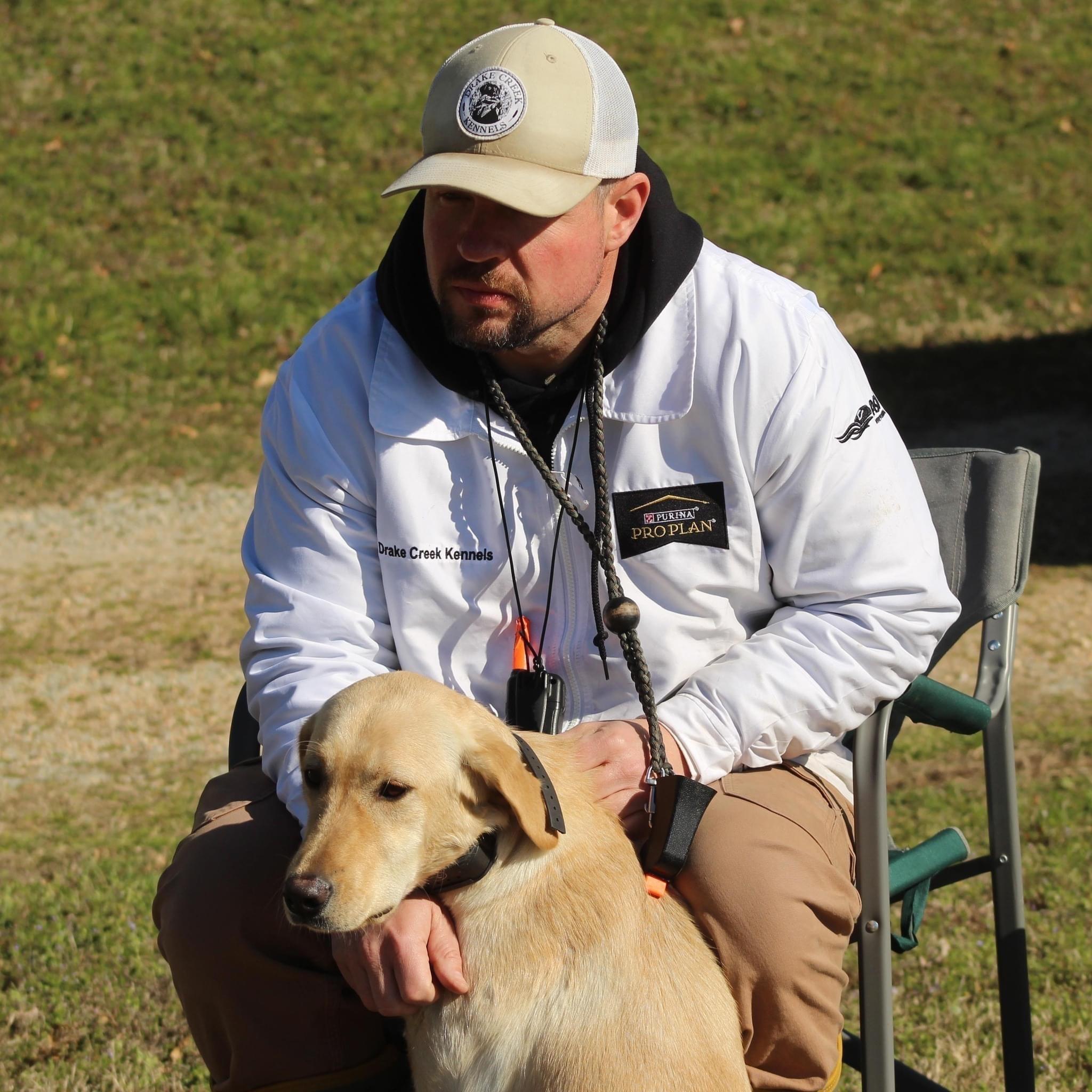 Man and dog