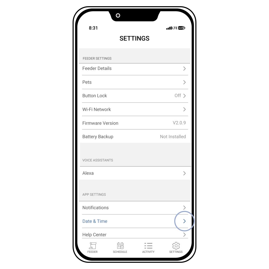 Mobile App Date and Time