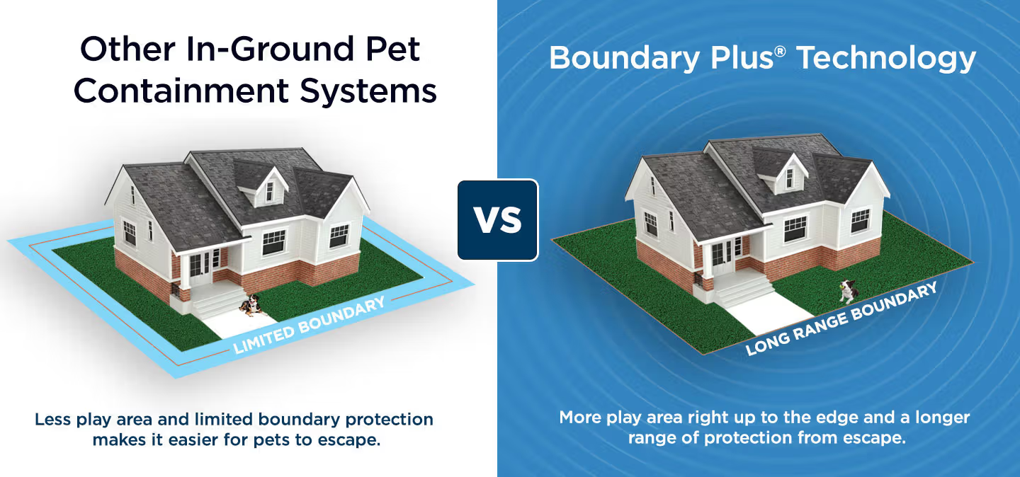Comparison image showing signal field difference between digital and boundary plus systems