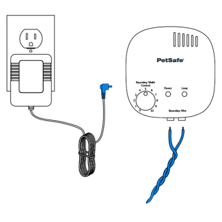 Unplug the power adapter and twisted wire from the base unit