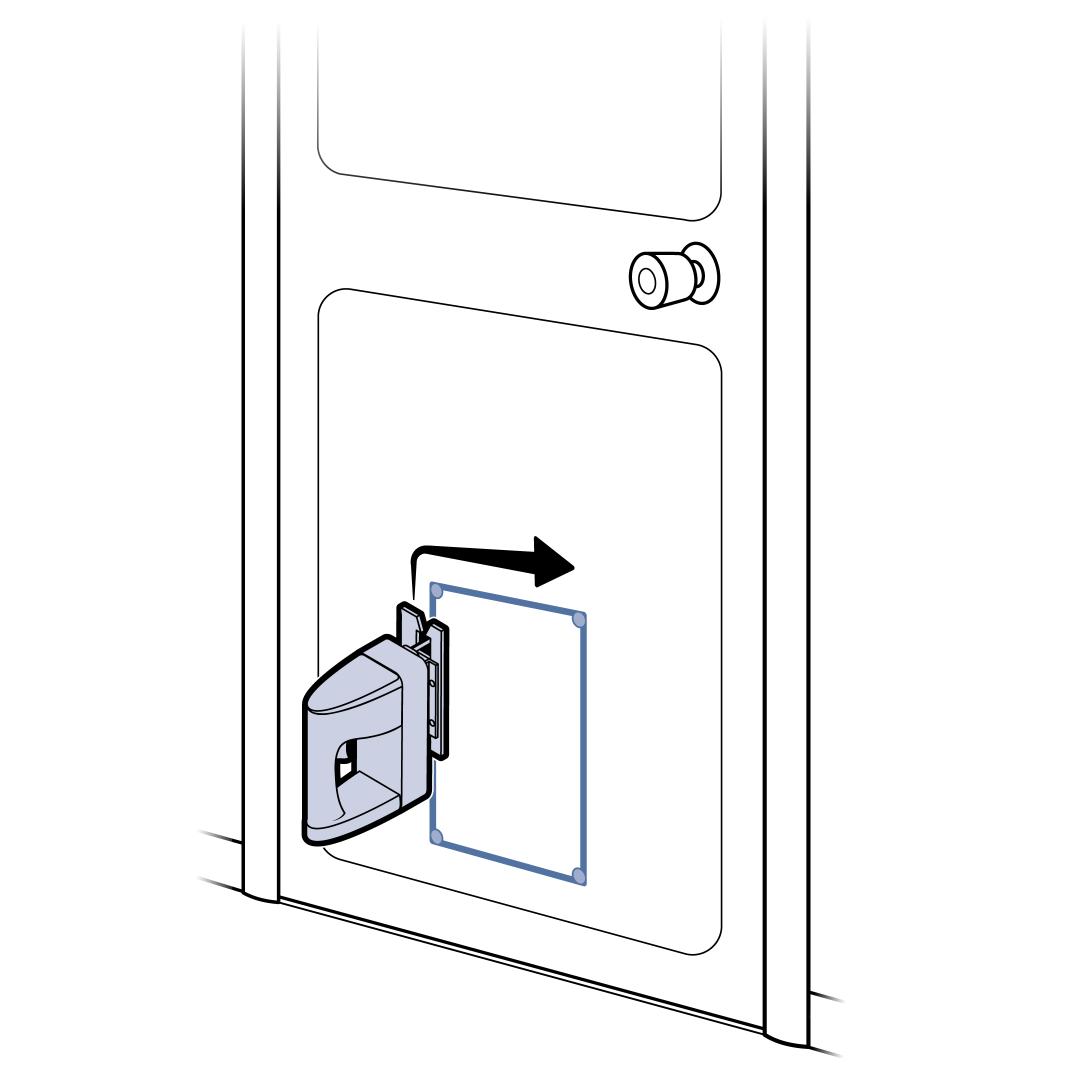 Use jigsaw to cut door