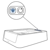 Blinking Blue Wi-Fi Light