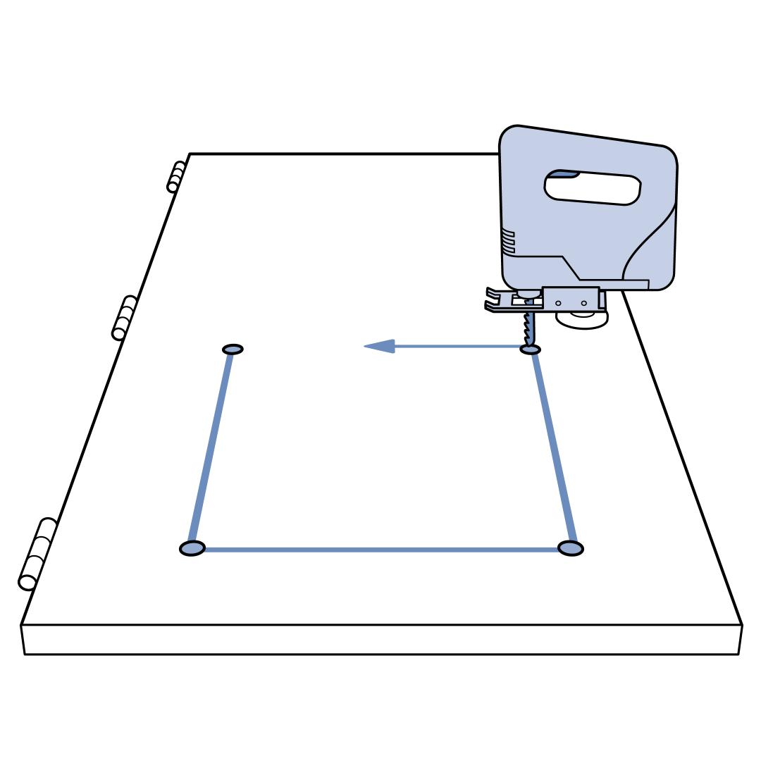 Use Jigsaw To Cut Hole