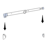 Attach Bar To Bracket And Clip