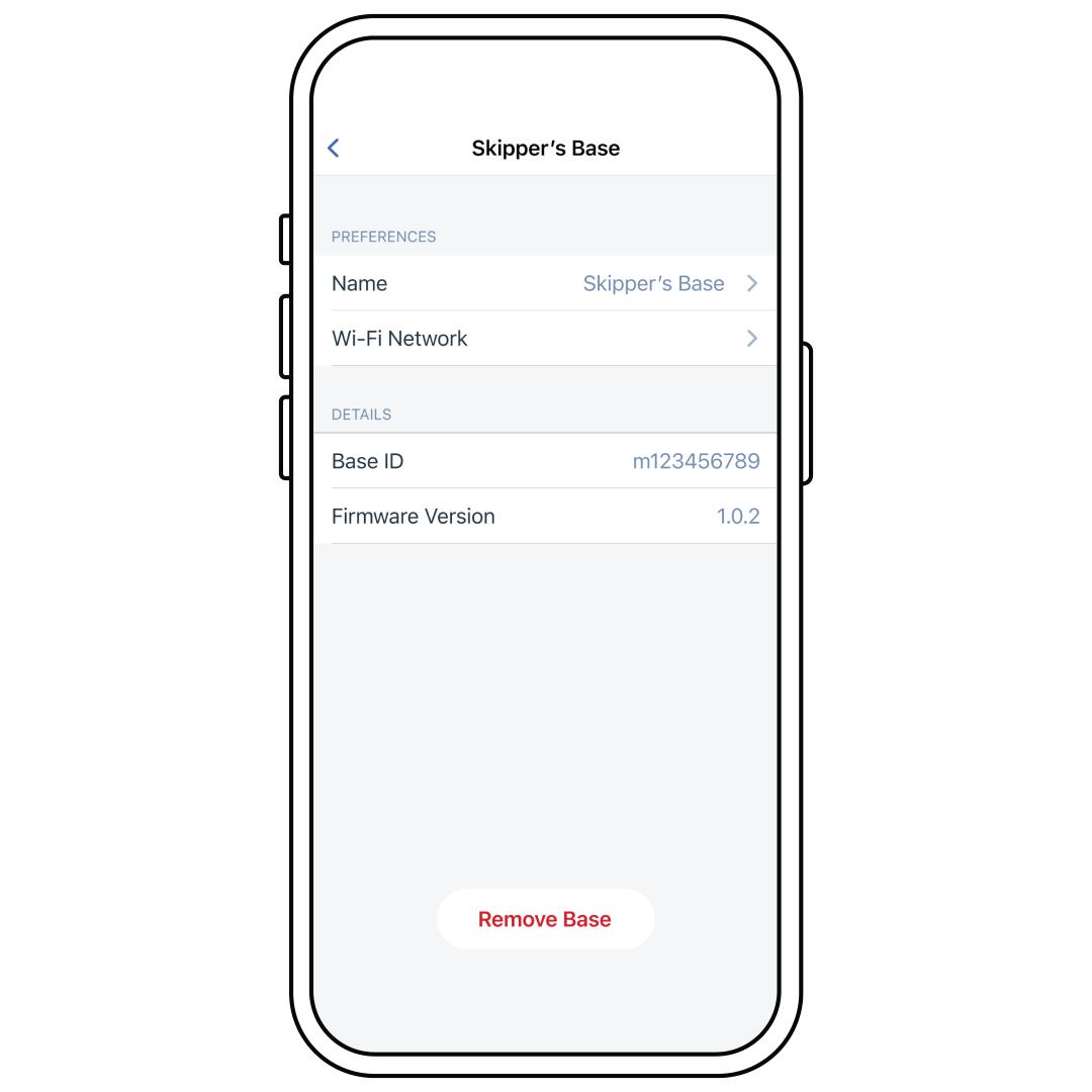 Charging Base Settings