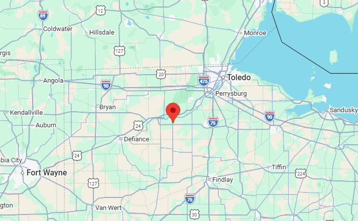 Map Pin Drop of the Invisible Fence Location